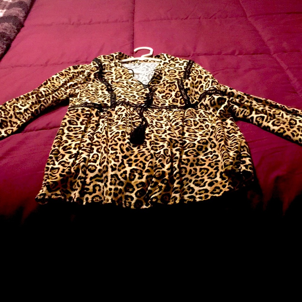 Juniors long sleeve casual top